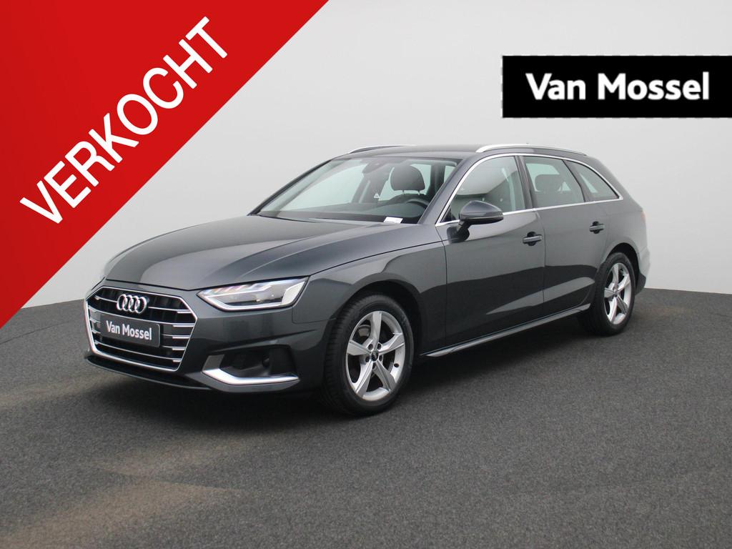 Audi A4 Avant 2.0 35 TDi 120kW S tronic Attraction B.E LEDER, Auto's, Stof, Gebruikt, Zwart, 4 cilinders