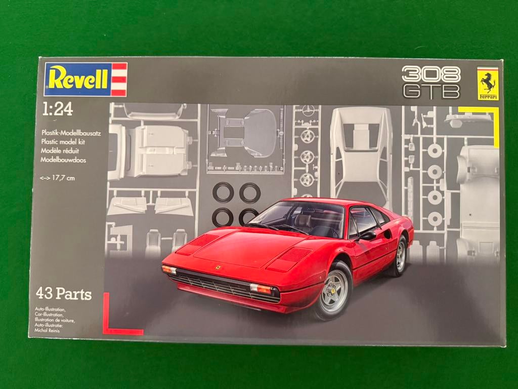Ferrari 308 GTB Revell 1/24, Hobby & Loisirs créatifs, Enlèvement, Comme neuf, Voiture, Revell