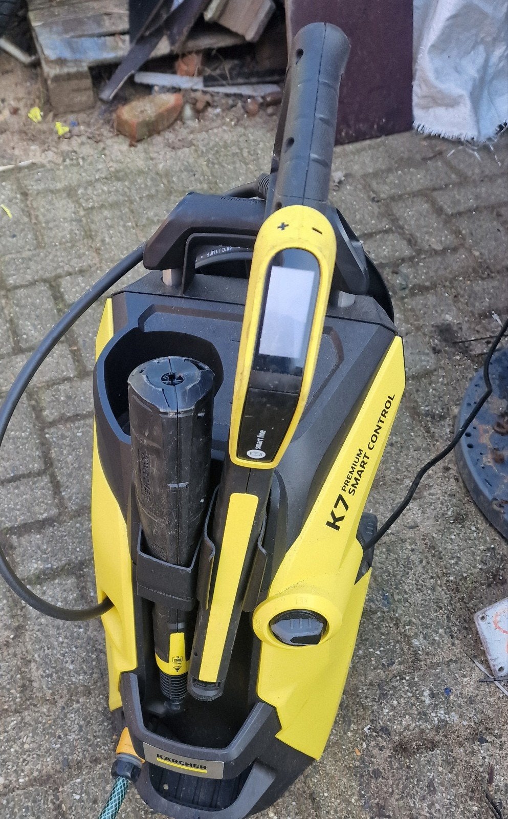 Hogedrukreiniger karcher k 7 smart control/rioolrat, Électrique, Avec pression d'eau réglable, Enlèvement, Utilisé