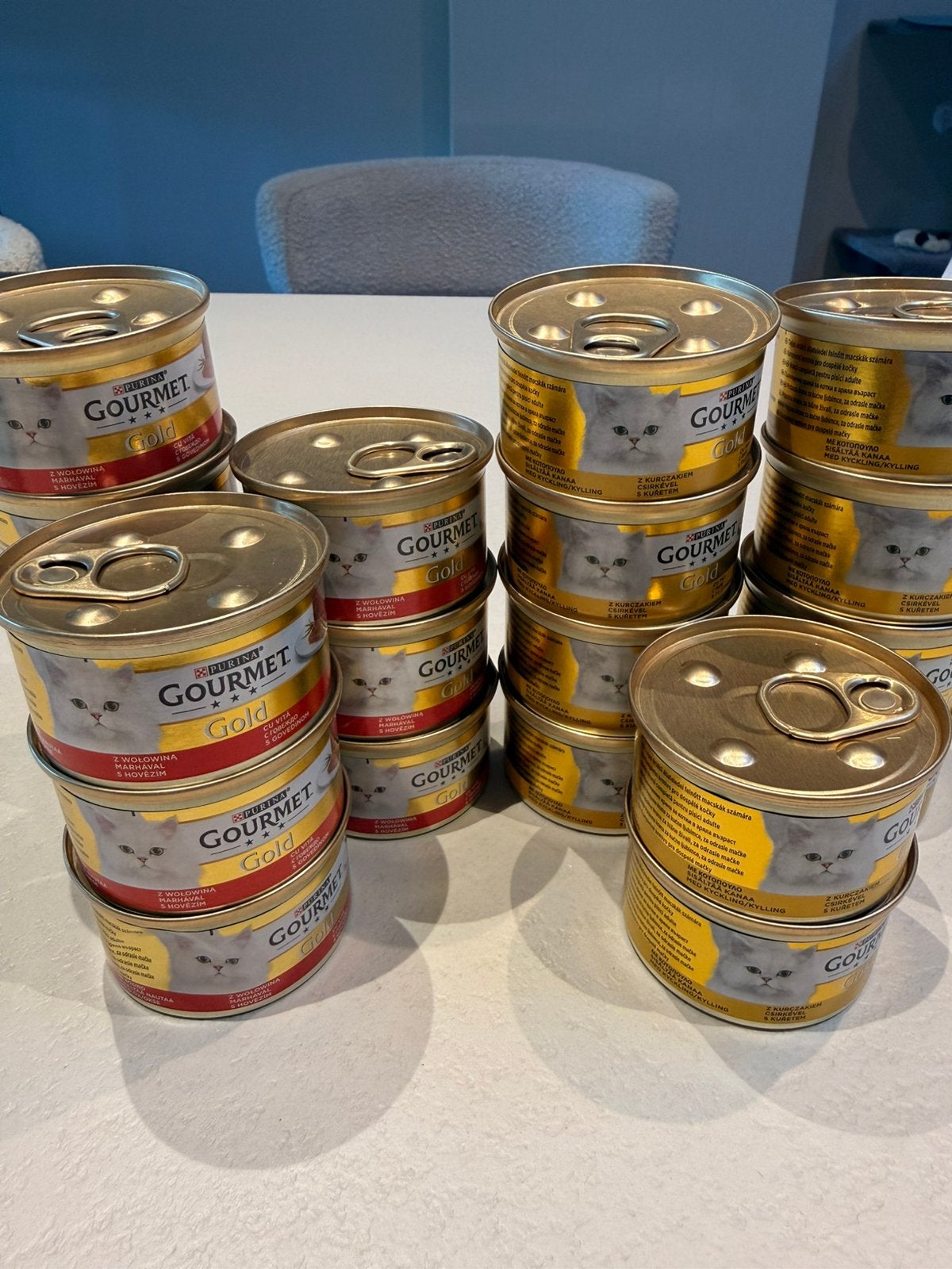 Potjes Purina gourmet gold kip en rund, Animaux & Accessoires, Enlèvement, Chat