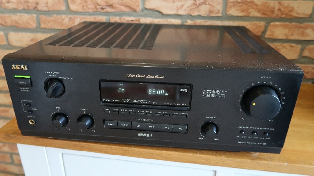 AKAI AA-39 receiver, Overige merken, Gebruikt, Ophalen of Verzenden, 60 tot 120 watt