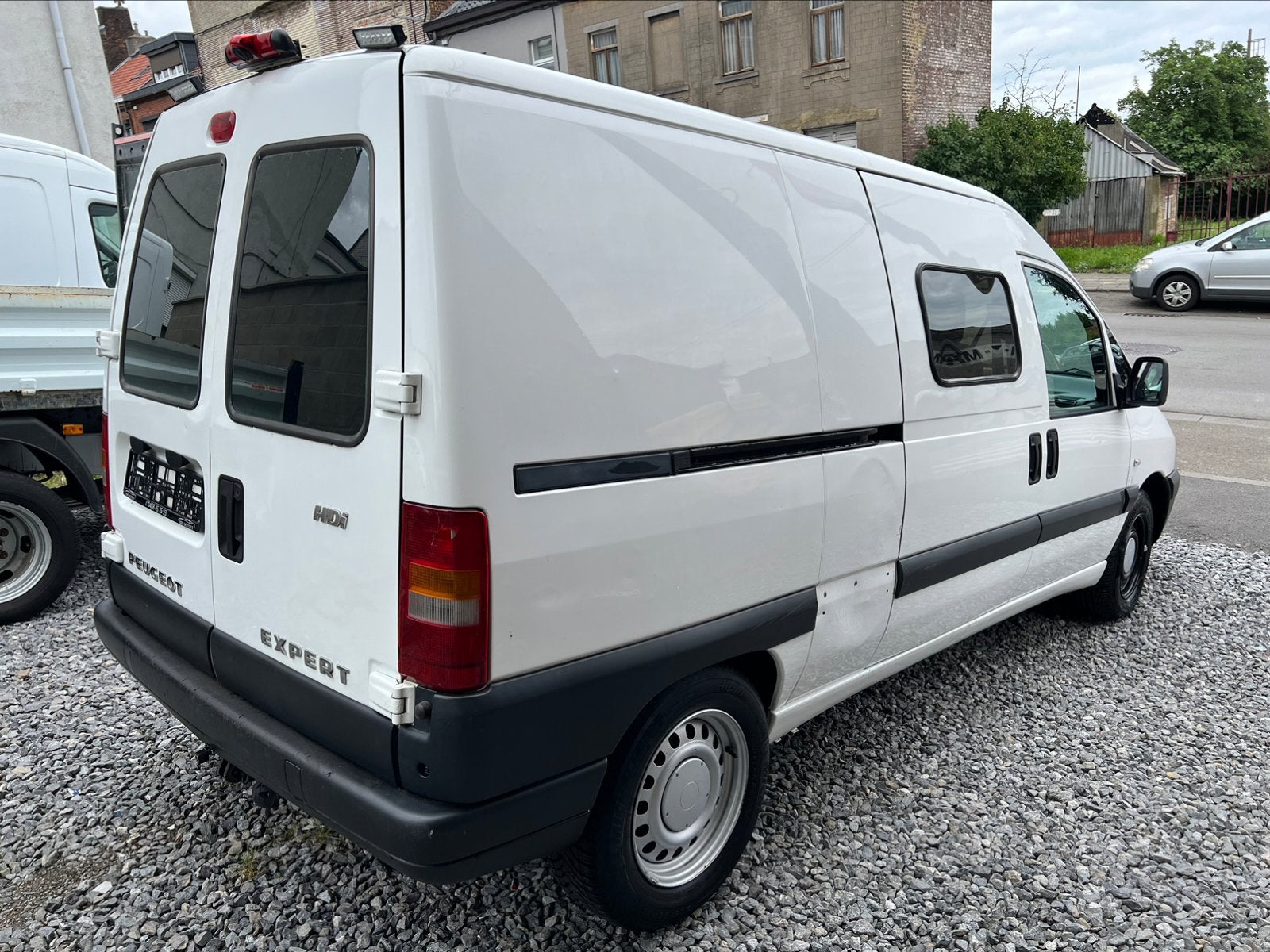 Peugeot Expert 2.0hdi//2eme Pro//3places//102.000km//2005//, Auto's, Peugeot, Voorwielaandrijving, Stof, Zwart, Wit
