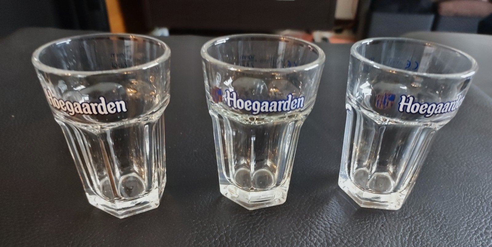 3 proefglaasjes van Hoegaarden, Verzamelen, Biermerken, Ophalen of Verzenden, Nieuw