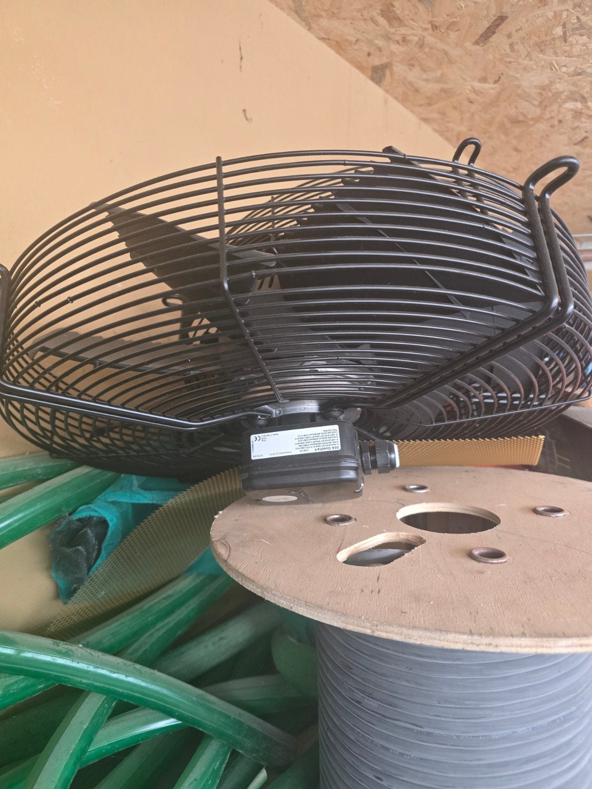 Axiale ventilator 450 mm, Tuin en Terras, Houtskoolbarbecues, Ophalen