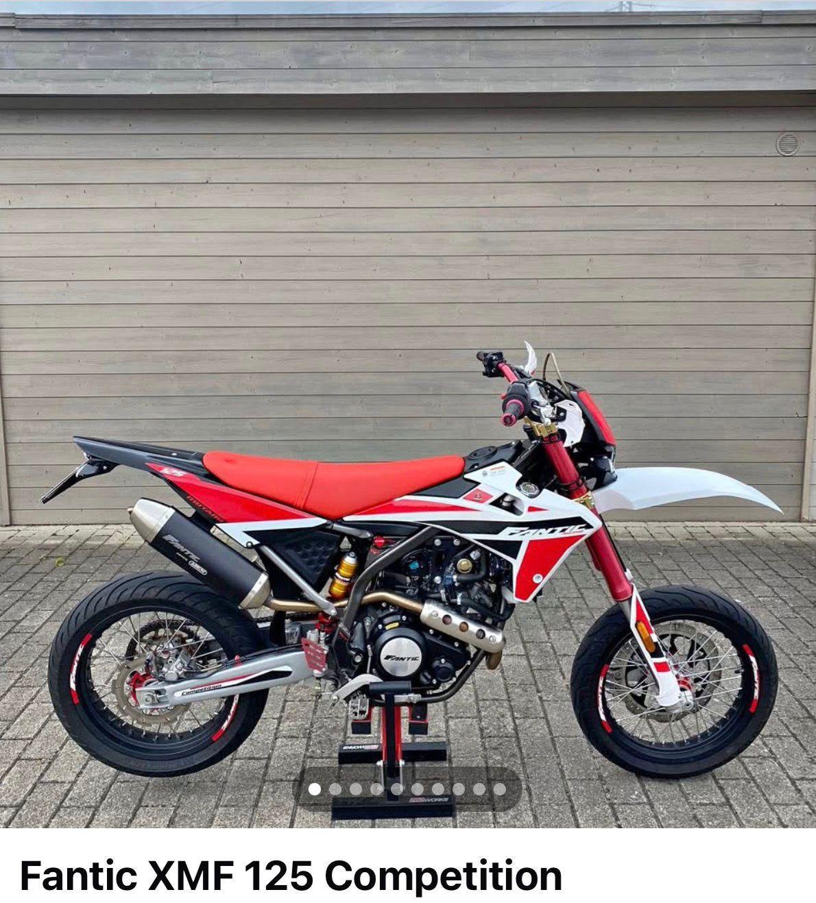 Fantic brommer 125 cc xmf competition model, 125 cc, Zo goed als nieuw, 5 versnellingen, Ophalen
