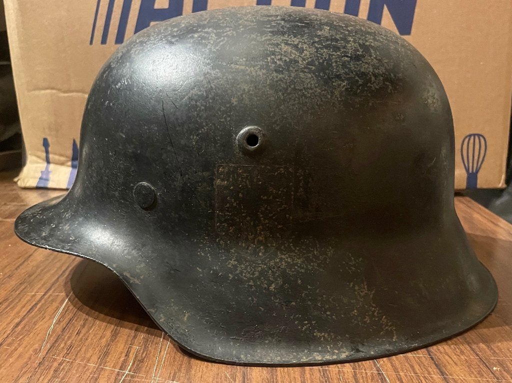 WW2 - Coque casque allemand, Collections, Enlèvement, Armée de terre, Casque ou Béret