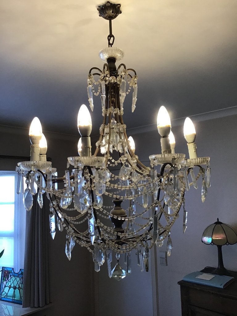 Luchter kristal, Maison & Meubles, Enlèvement, Utilisé