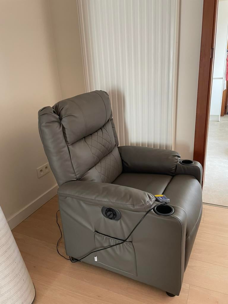 vidaXL elektrische massagestoel, Huis en Inrichting, Ophalen, Zo goed als nieuw