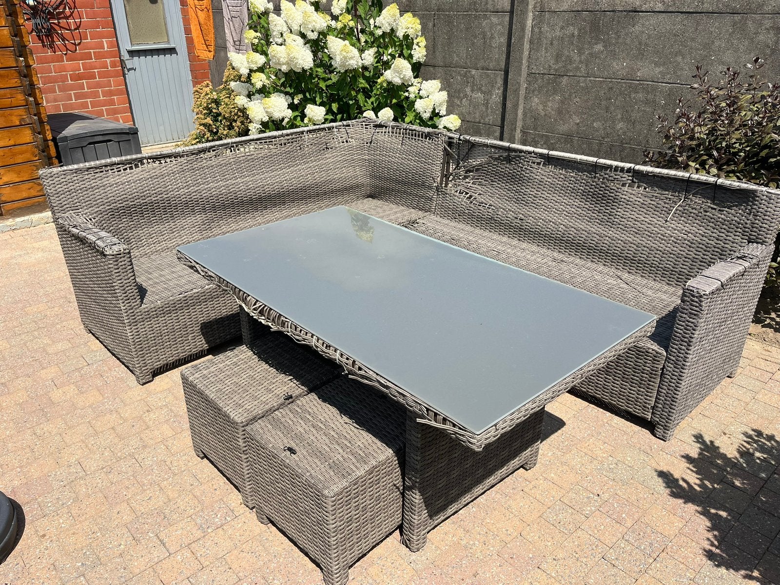 Lounge tuin, Tuin en Terras, Ophalen, Gebruikt, Hocker, 8 zitplaatsen
