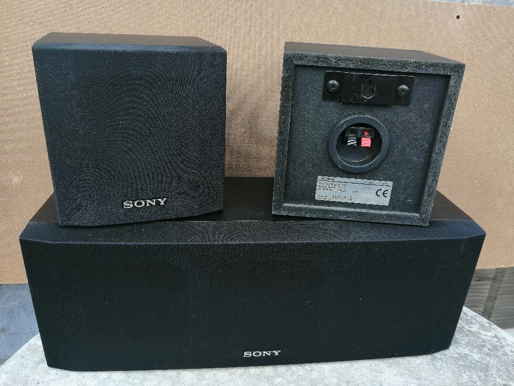 3 Enceintes Home-Cinéma SONY (1 Centrale + 2 Satellites), Enlèvement ou Envoi, Sony