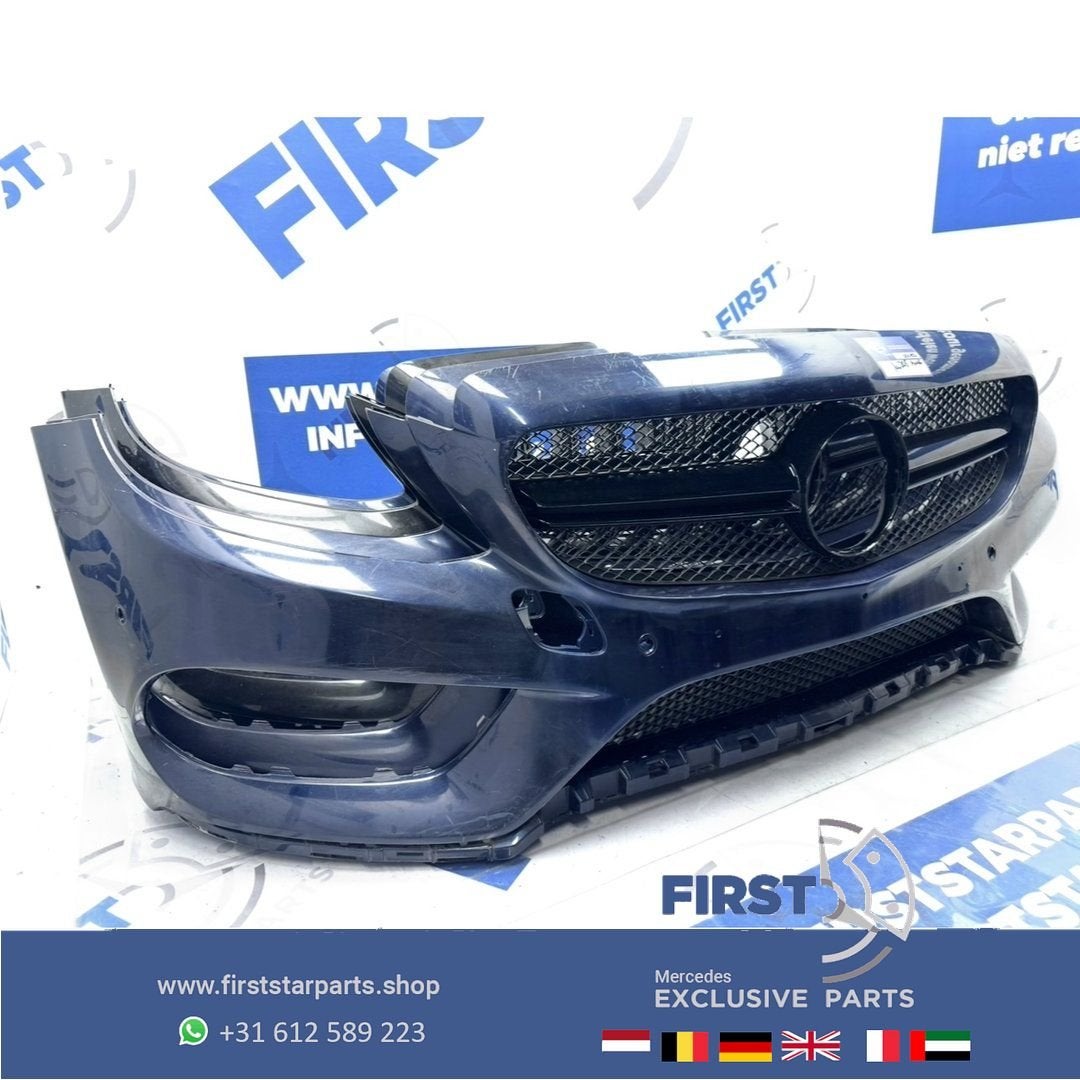 BUMPER W205 A2058850925 AMG VOORBUMPER 2014-2017 Mercedes C, Utilisé, -, Avant, -