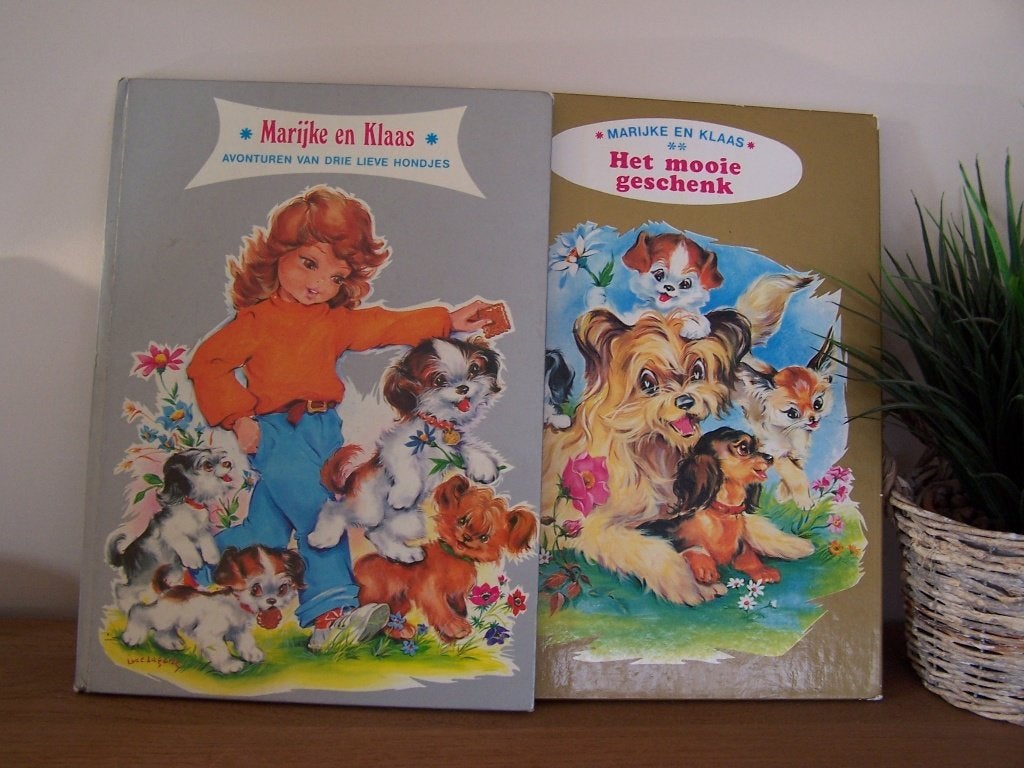 Vintage kinderboeken – Marijke en Klaas (2st) – jaren ’70, Boeken, Ophalen of Verzenden, Gelezen, Lagarde, Luce-André
