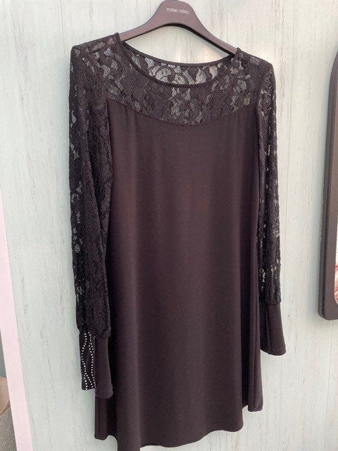 Prachtige zwarte jurk Taille 38 Joseph Ribkoff, Kleding | Dames, Ophalen