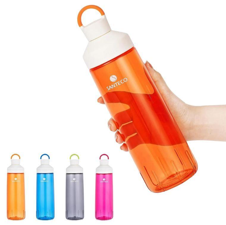 Drinkfles 590ml | Santeco Dubbelwandig Tritan | BPA Vrij, Sport en Fitness, Drinkbussen, Ophalen of Verzenden, Nieuw