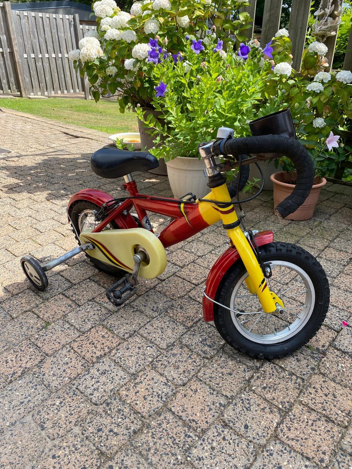 Mini koersfiets, Fietsen en Brommers, Ophalen, Zijwieltjes, Gebruikt, Velgrem