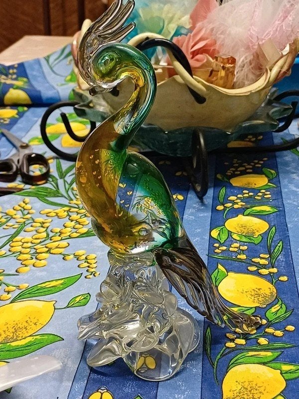 Vintage zwanenvogel van Murano-glas, Verzenden