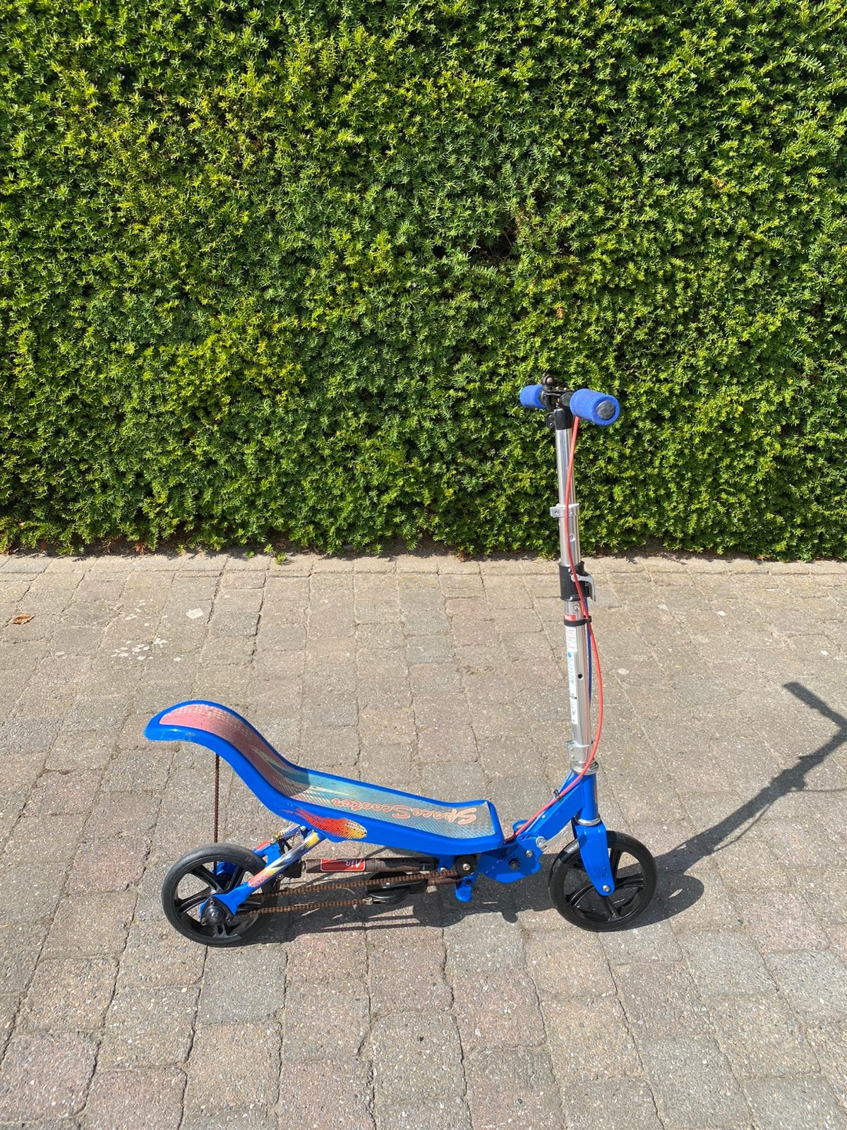 Mooie blauwe Spacescooter, Fietsen en Brommers, Steps, Ophalen, Gebruikt, Overige typen
