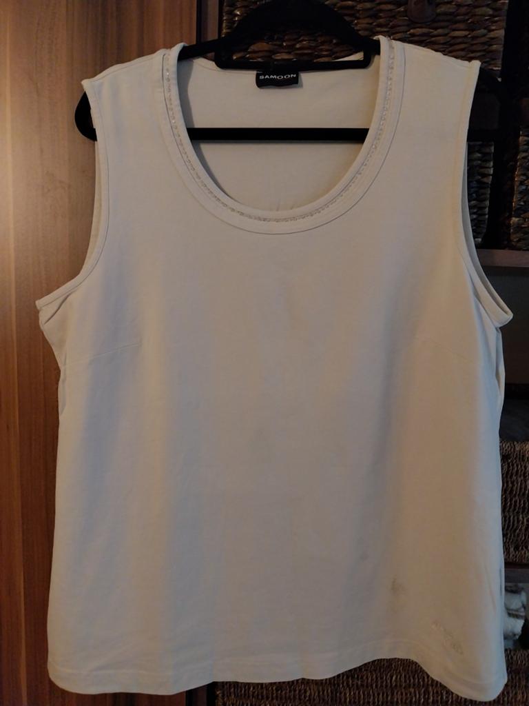 Beige topje Samoon maat 46, Kleding | Dames, Grote Maten, Ophalen of Verzenden, Beige