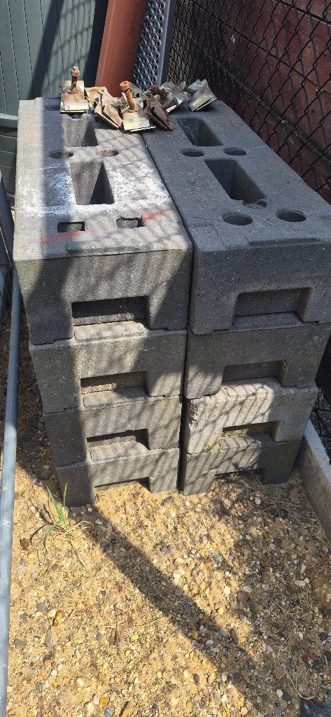 Heras werfhekken 9 stuks, Tuin en Terras, Ophalen, Gebruikt, IJzer, Overige typen