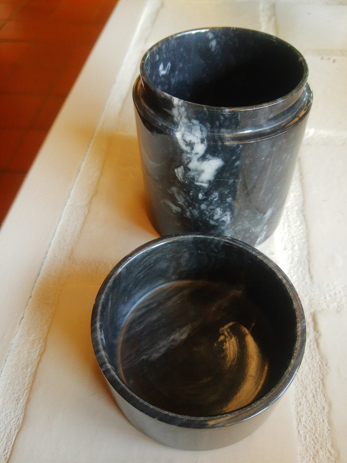 marmeren opberger/doosje, Antiek en Kunst, Ophalen