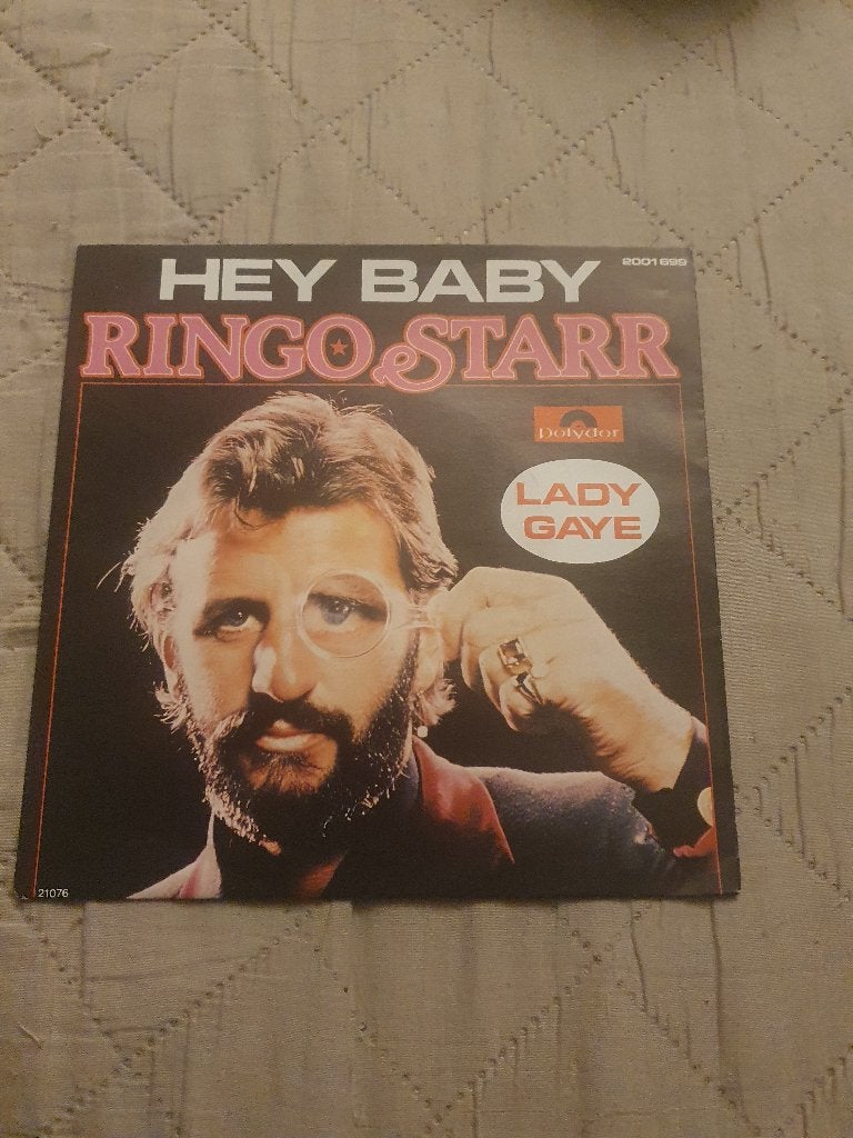 S - Ringo Starr – Hey Baby - 1976, 7 inch, Ophalen of Verzenden, Zo goed als nieuw, Pop