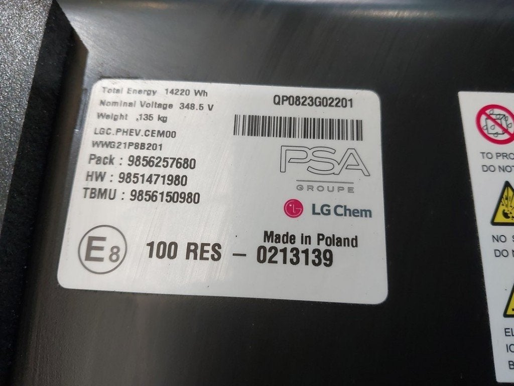 ACCU HV Opel Grandland (X) (01-2017/07-2021), Gebruikt, Opel, Opel Automobile GmbH, Kontakt-opel@opel.com