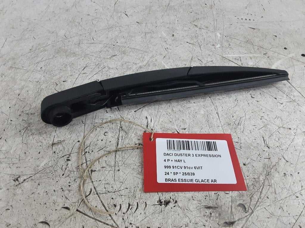 RUITENWISSERARM ACHTER Dacia Duster (DJF) (01-2023/-), Dacia, Gebruikt, Mevr. I. Hauben, Rue de l'Espoir 34 34
4030  GRIVEGNÉE, BE
