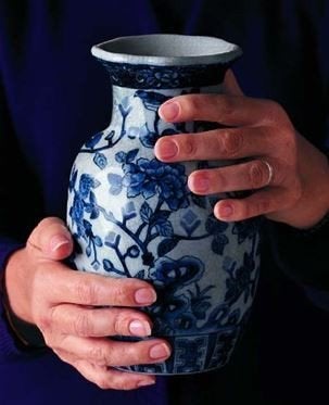 Beau vase en porcelaine de chine pour décoration intérieure, Enlèvement ou Envoi