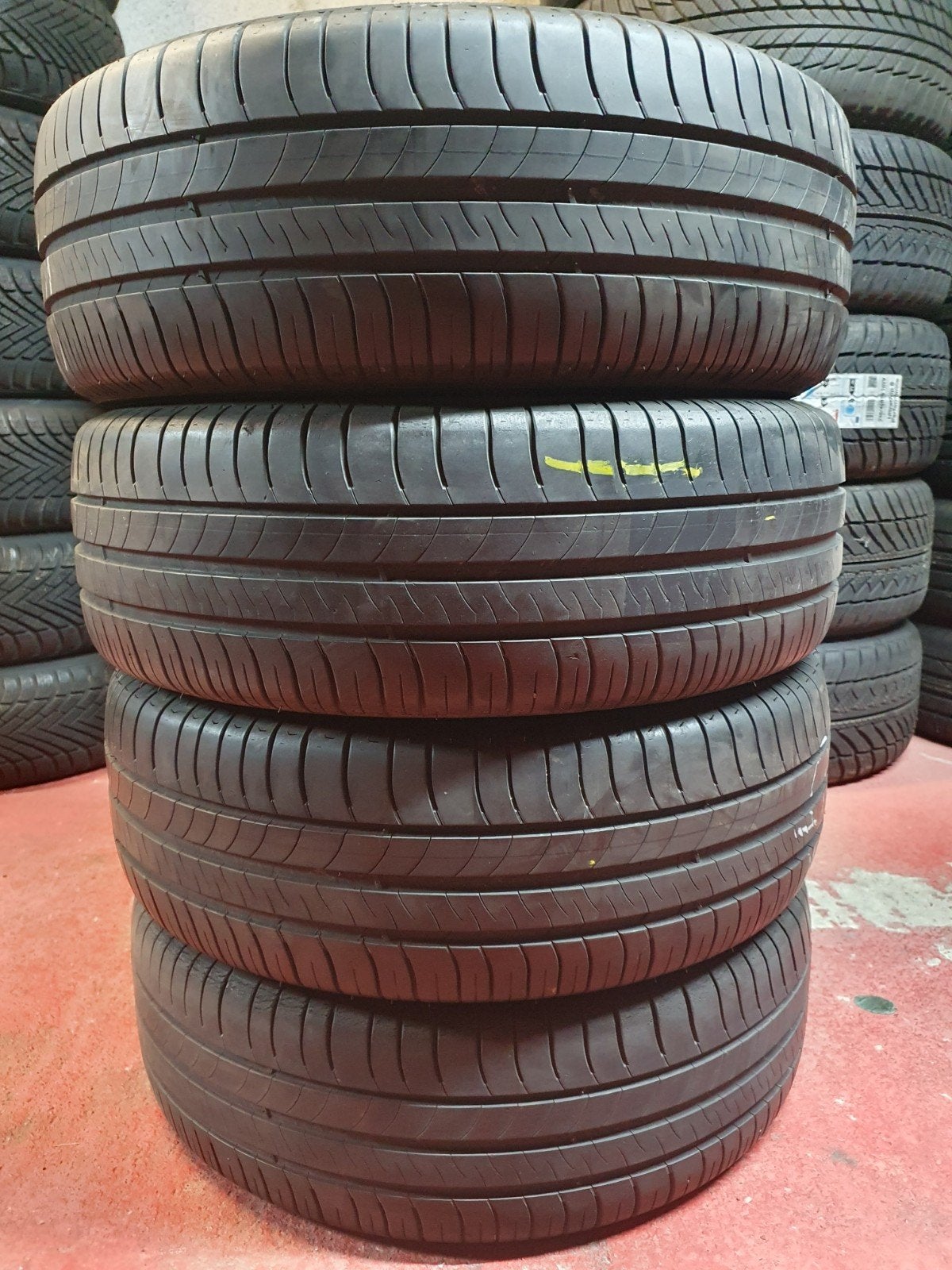 4 pneus été Michelin 4x5mm en 205/60/16, Enlèvement, Utilisé