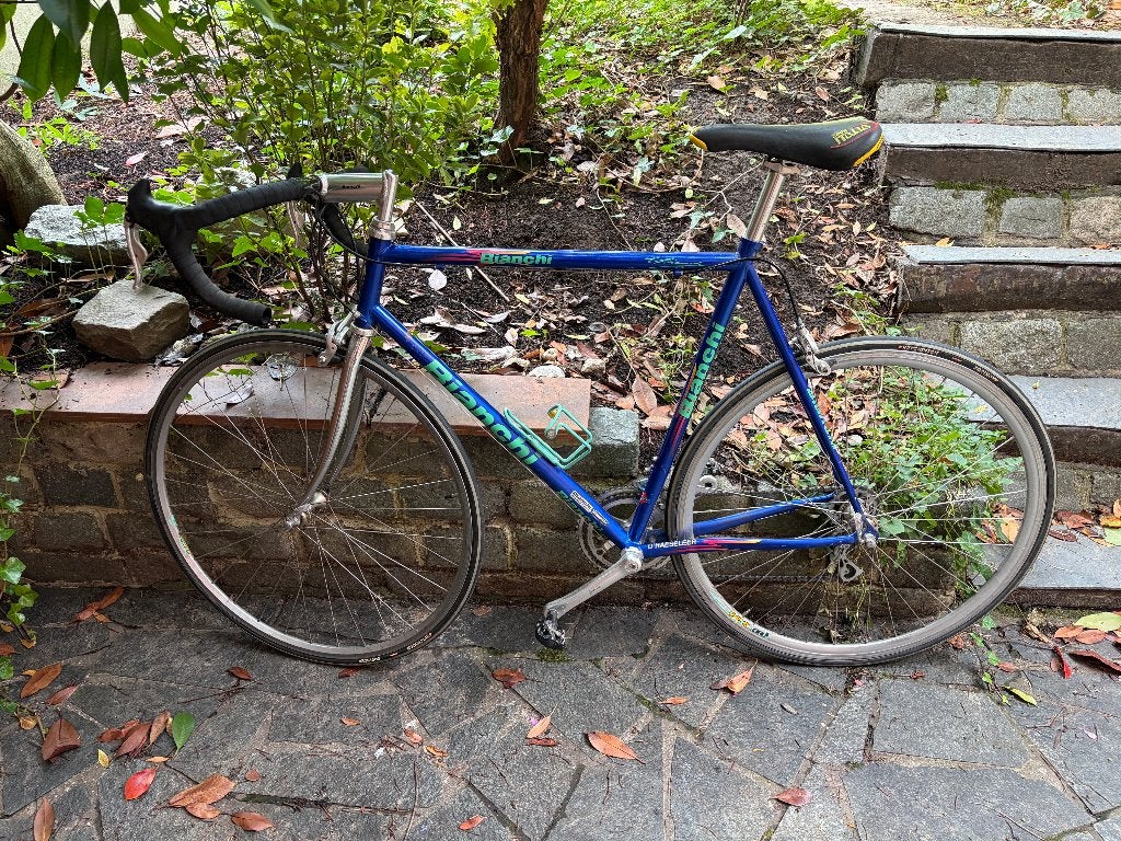 Vélo de course rétro Bianchi, Autres marques, Frein sur jante, Moins de 10 vitesses, 57 à 61 cm
