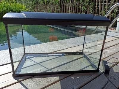 Aquarium 70l, 58cm X 35cm met toebehoren, Dieren en Toebehoren, Ophalen, Gebruikt