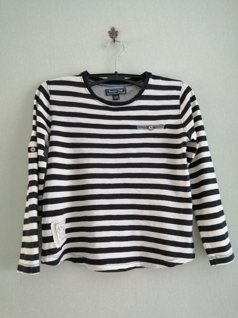 t-shirt à manches longues Massimo Dutti taille 5/6 ans, Enlèvement ou Envoi, Chemise ou À manches longues, Utilisé, Fille