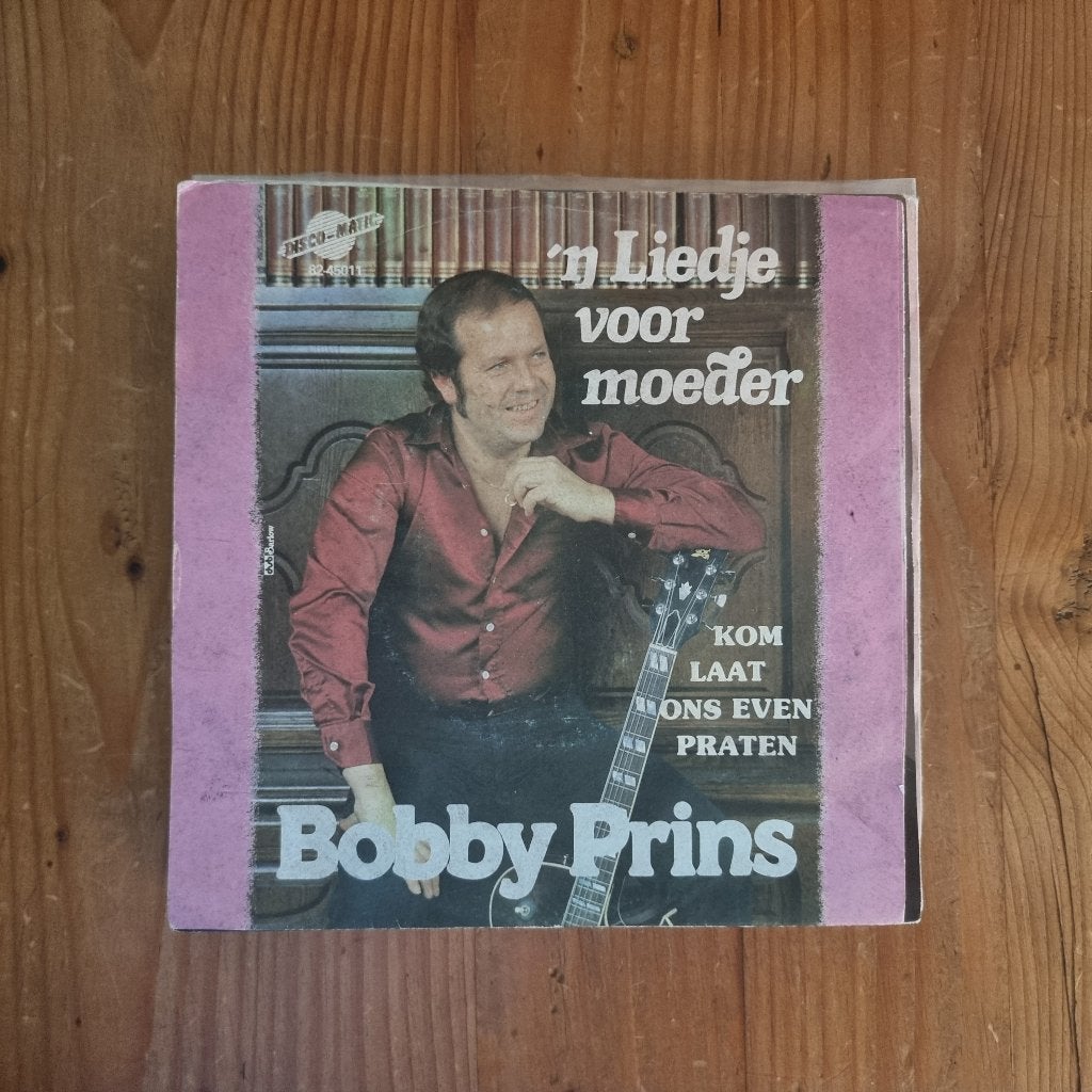 7" Bobby Prins - 'n Liedje voor moeder, CD & DVD, Vinyles Singles, Utilisé, En néerlandais, 7 inch, Enlèvement ou Envoi