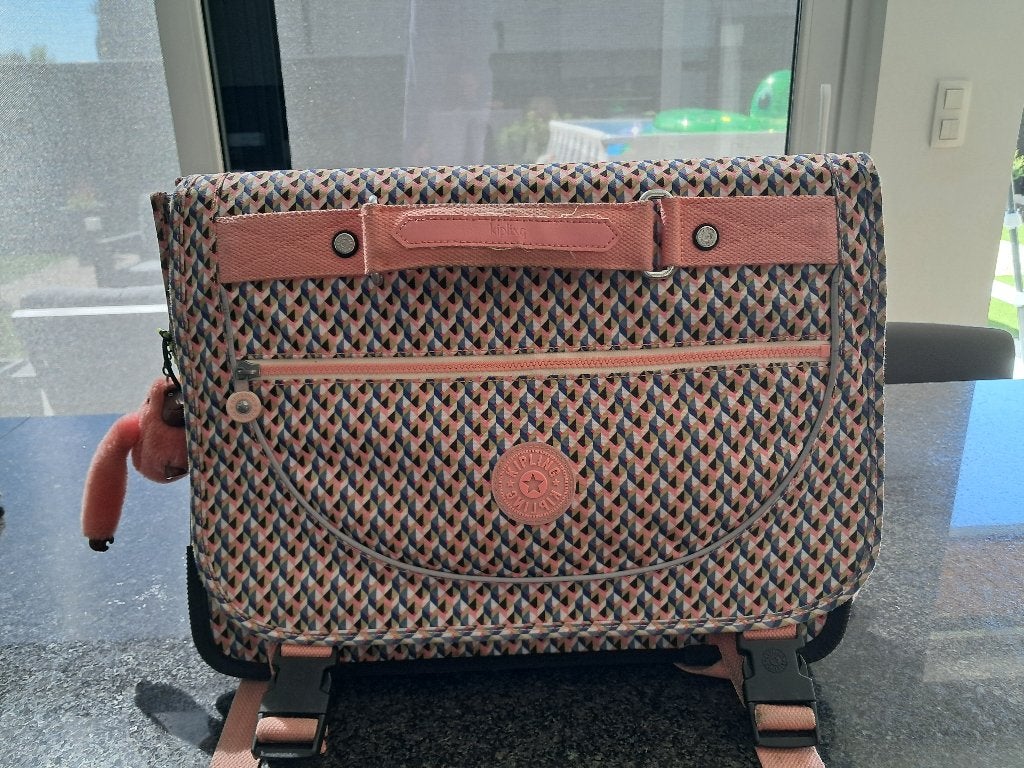 boekentas kipling preppy, Handtassen en Accessoires, Tassen | Schooltassen, Ophalen, 30 tot 40 cm, Aktetas of Boekentas, Zo goed als nieuw