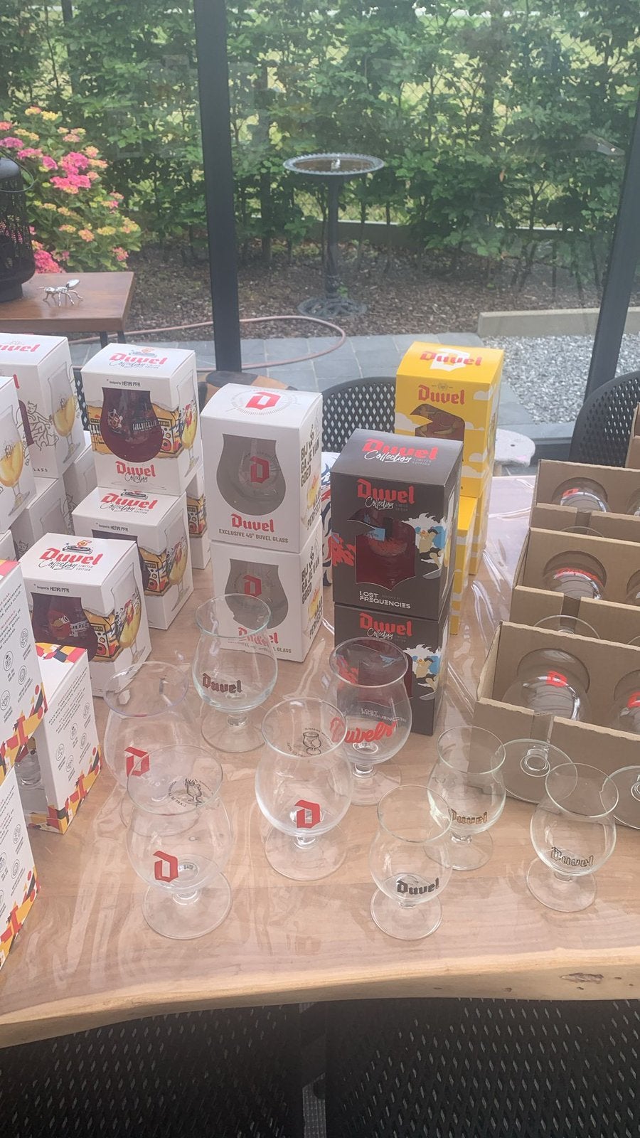 Duvel glazen, Verzamelen, Glas en Drinkglazen, Ophalen, Nieuw