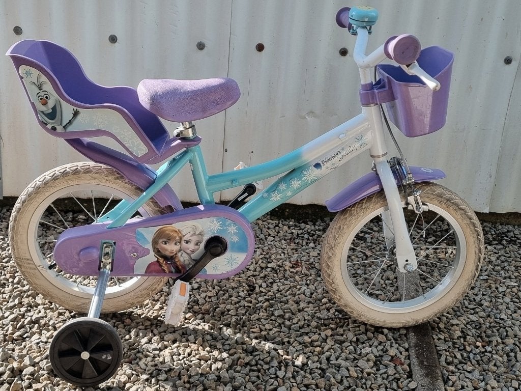 Frozen fiets 14 inch, Fietsen en Brommers, Ophalen, Terugtraprem, 14 inch of minder, Handrem