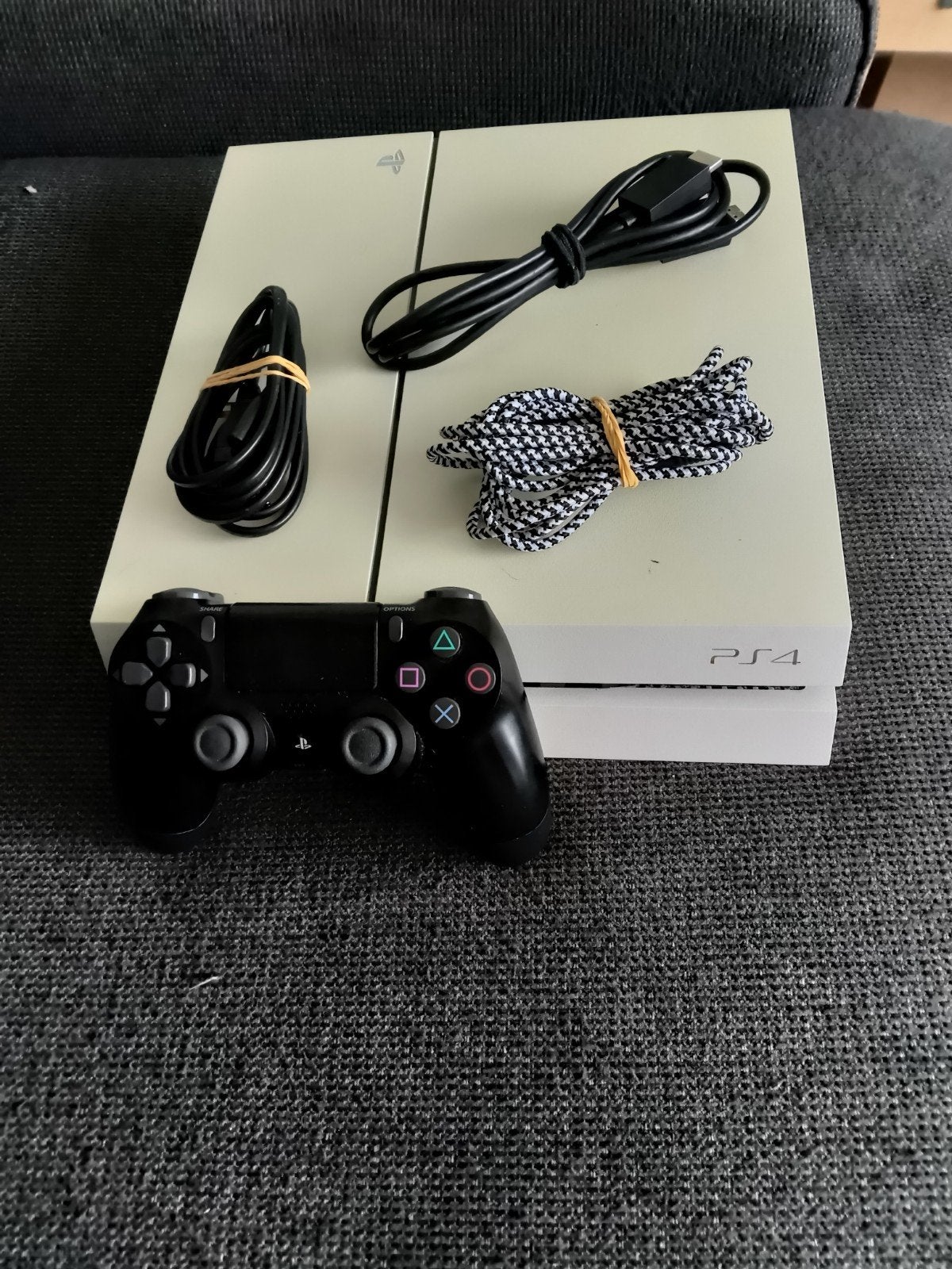 Manette PlayStation 4 500 Go 1 et accessoires. blanc, Consoles de jeu & Jeux vidéo, Consoles de jeu | Sony PlayStation 4, 500 GB