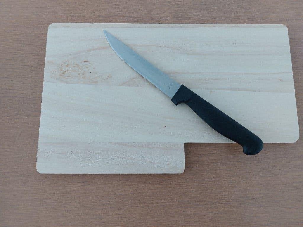 Planche à saucisson avec couteau intégré, Planche à découper/service, Enlèvement ou Envoi, Neuf, Bois