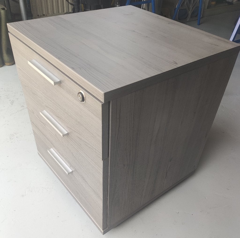 Bureau ladekastje + het bureau, Enlèvement, Comme neuf, Brun, Bois