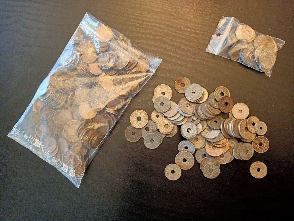 1,5 kg oude Franse munten, Ophalen of Verzenden