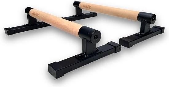 KRAKEN Premium Houten Grip Push Up Bar (2 stuks), Sport en Fitness, Fitnessmaterialen, Ophalen of Verzenden, Gebruikt, Buik, Push-up steun