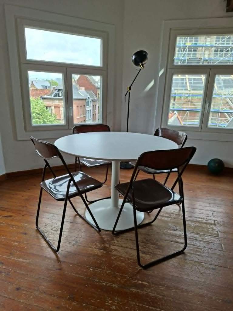 Set van 4 stoelen door Niels gammelgaard voor Ikea, 1970s, Ophalen, Gebruikt, Metaal, Vintage