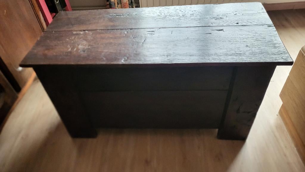 Eikenhouten kist, Ophalen, Minder dan 50 cm, Gebruikt, 50 tot 100 cm