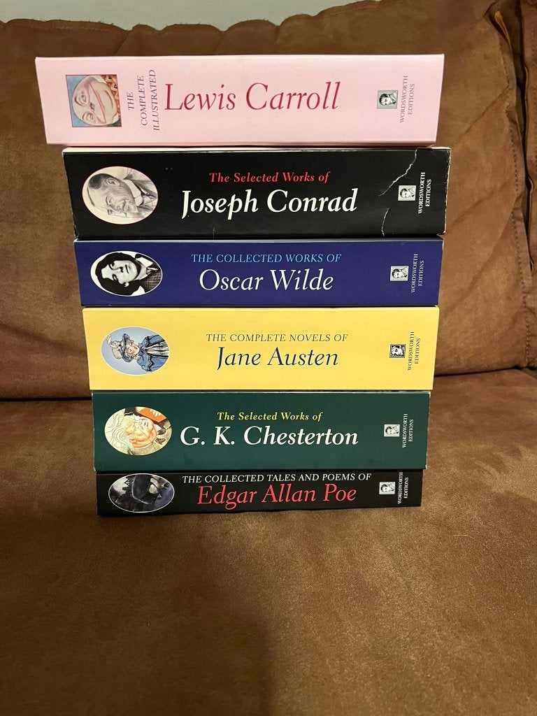 Wordswort Editions: Edgar Allen Poe, Austen, O. Wilde, J. C, Ophalen of Verzenden, Zo goed als nieuw, België