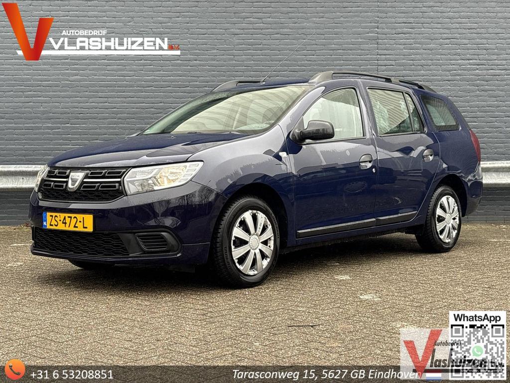 Dacia Logan MCV 0.9 TCe Ambiance | Airco | APK 07-2027 |, Auto's, Dacia, 121 g/km, Monovolume, Zwart, Blauw