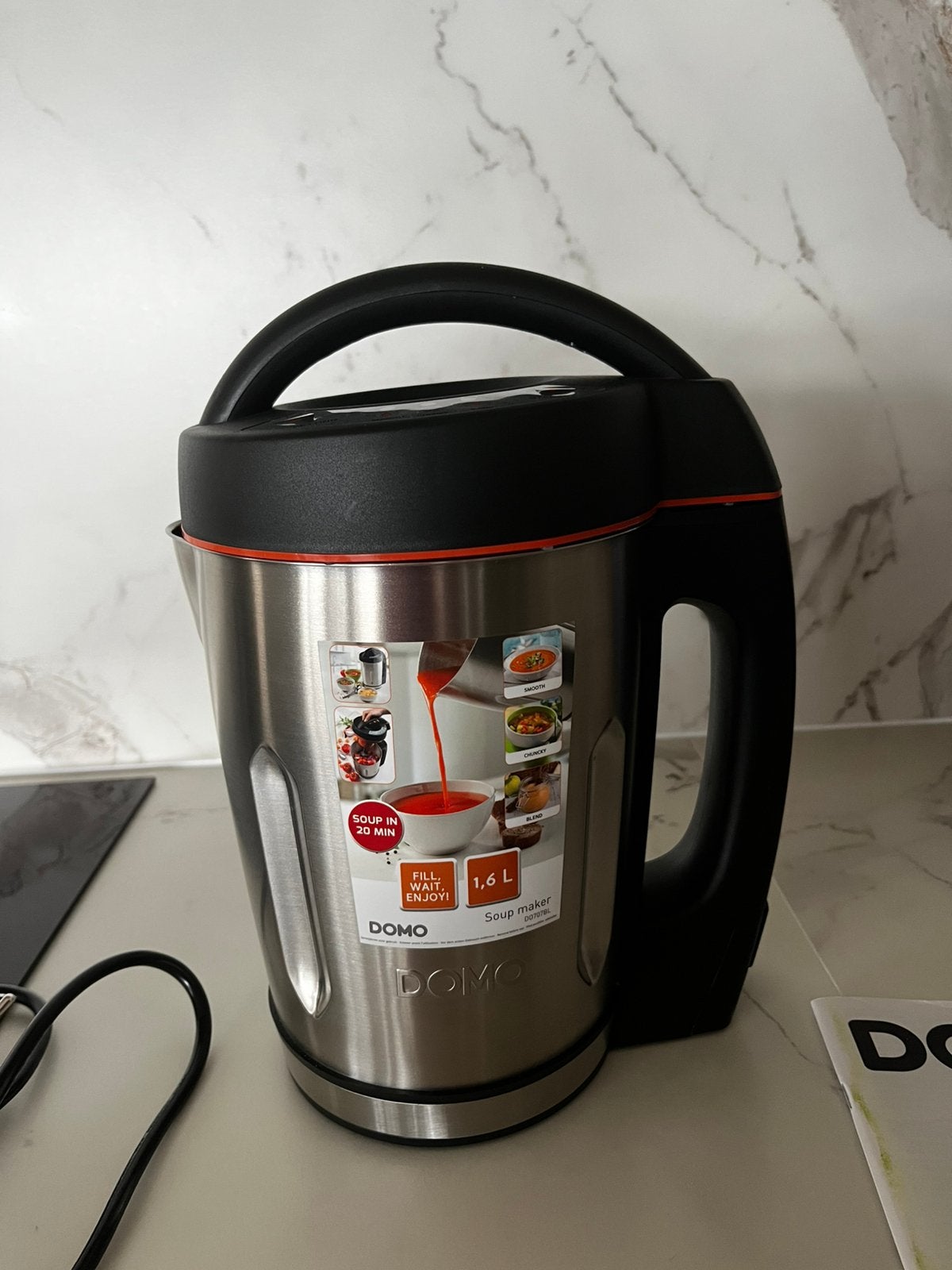 Soepmaker Domo, 1 tot 2 liter, Ophalen, Zo goed als nieuw