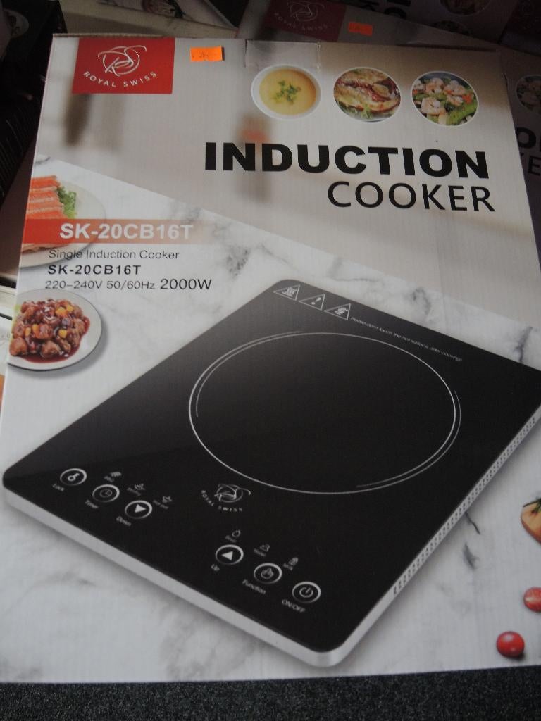 Inductiekookplaat 1 brander nieuw!, Electroménager, Neuf, Qw, Enlèvement, @
