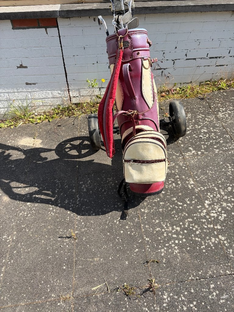 Lot de 2 sacs de golf avec chariots – sans clubs, Sports & Fitness, Enlèvement, Sac
