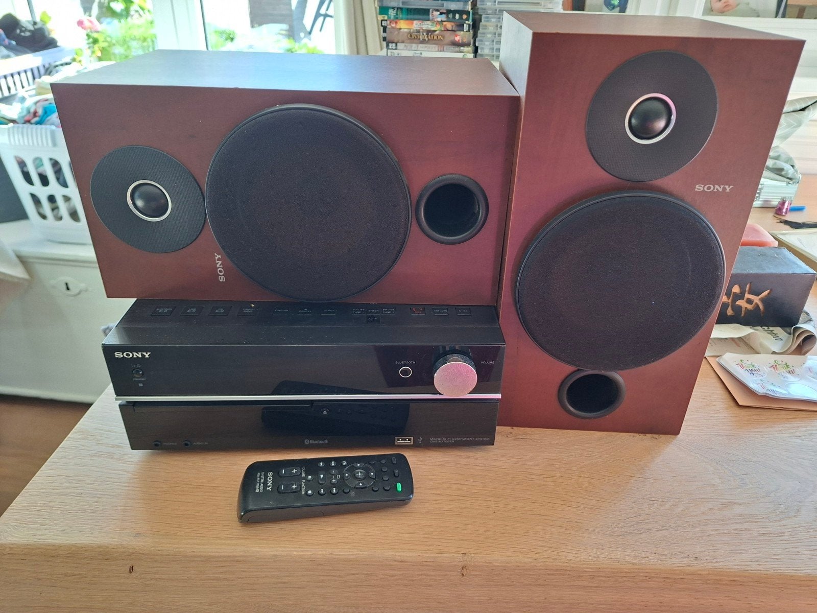 Sony CMT-HX70BTR micro-hifisysteem met Bluetooth, cd-speler, TV, Hi-fi & Vidéo, Enlèvement, Comme neuf, Sony