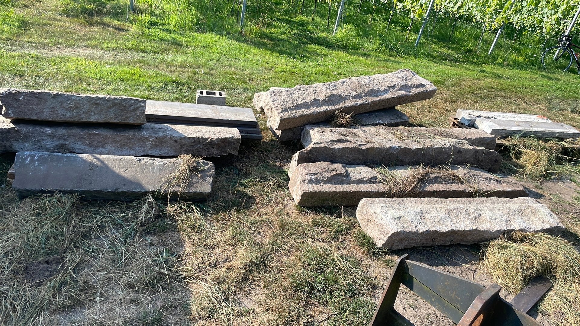 Natuurstenen borduurs, Ophalen, Gebruikt, 25 tot 50 cm, 25 cm of meer